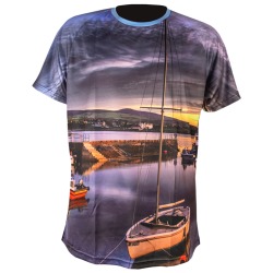 Port St Mary Scene - T-Shirt - TM TS 110